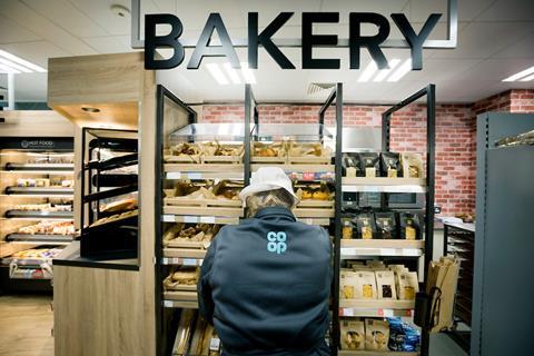 An in-store bakery adds further options for shoppers eating on the move.
